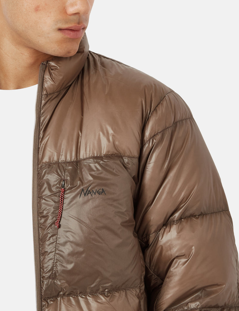 Nanga Mountain Lodge Down Jacket - Mocha Brown