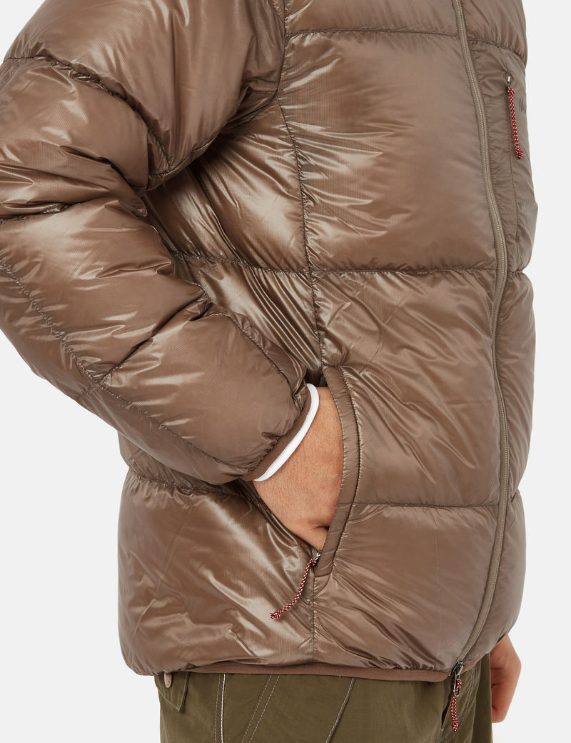 Nanga Mountain Lodge Down Jacket - Mocha Brown