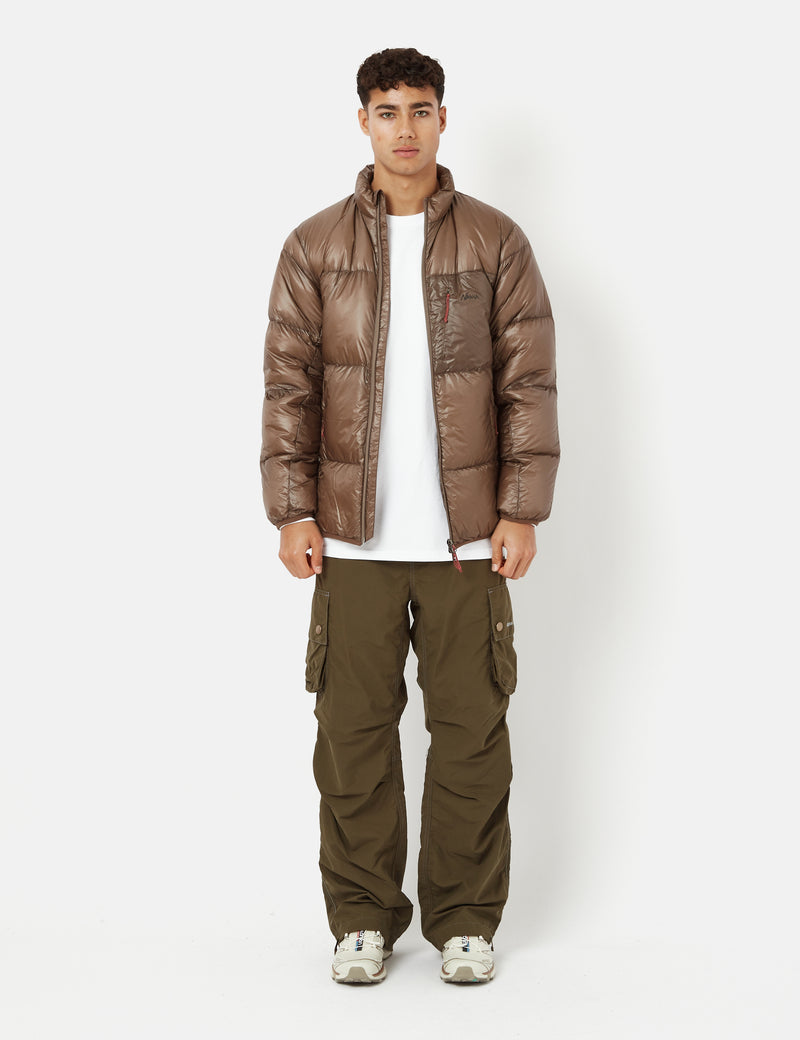 Nanga Mountain Lodge Down Jacket - Mocha Brown