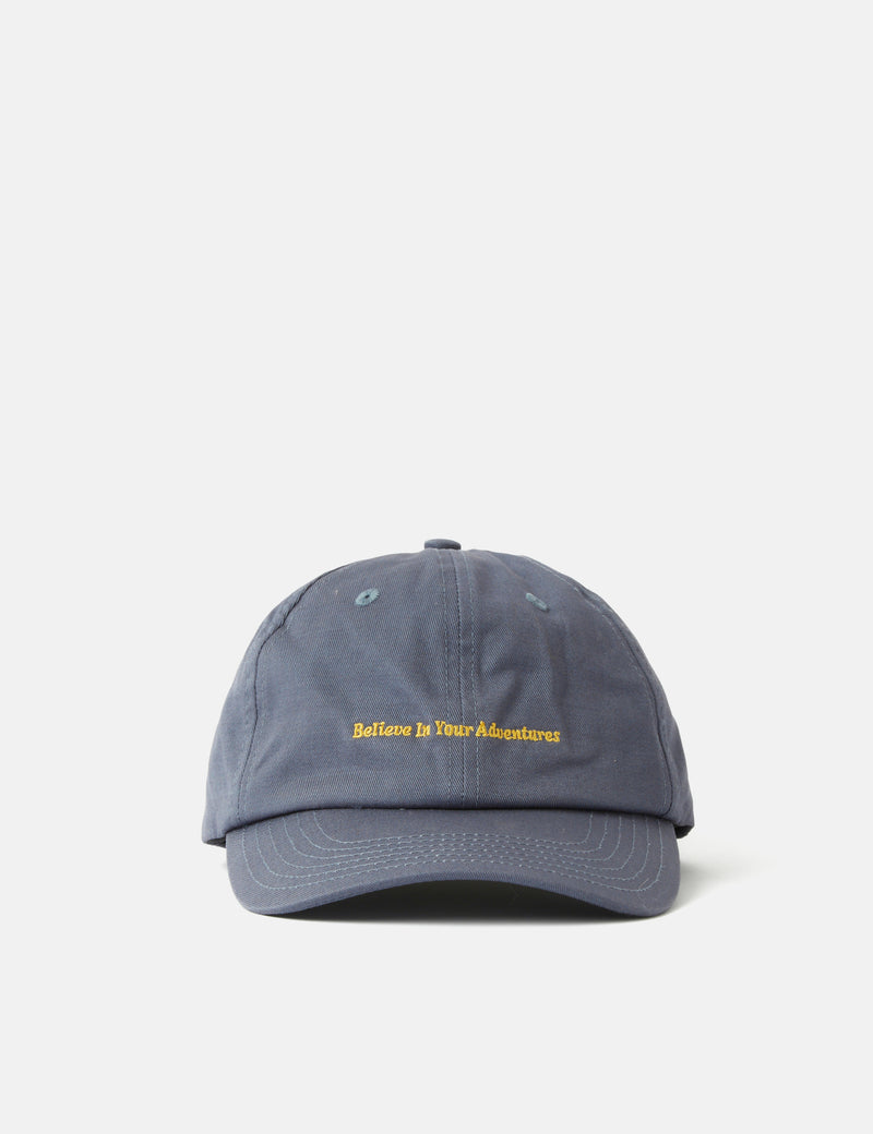 Nanga Cotton Twill Embroidery Cap - Sax Blue