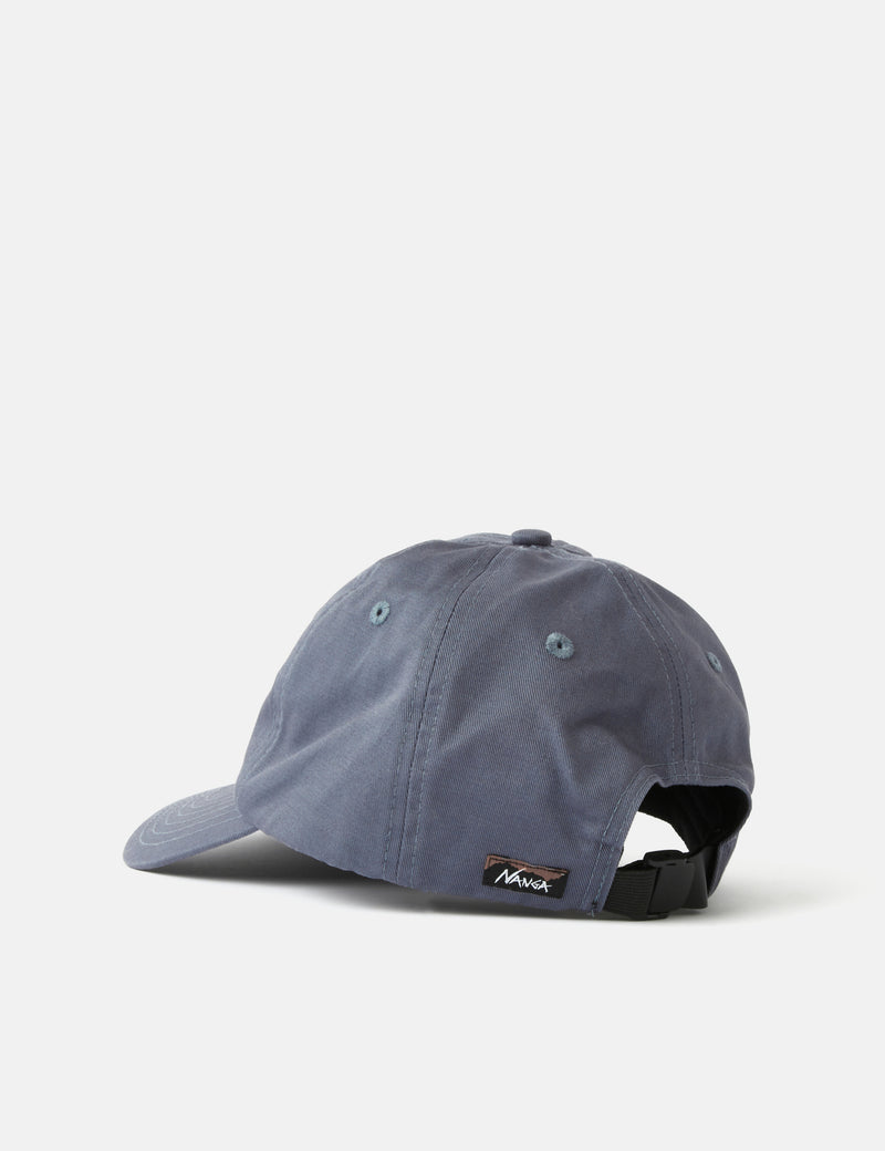 Nanga Cotton Twill Embroidery Cap - Sax Blue