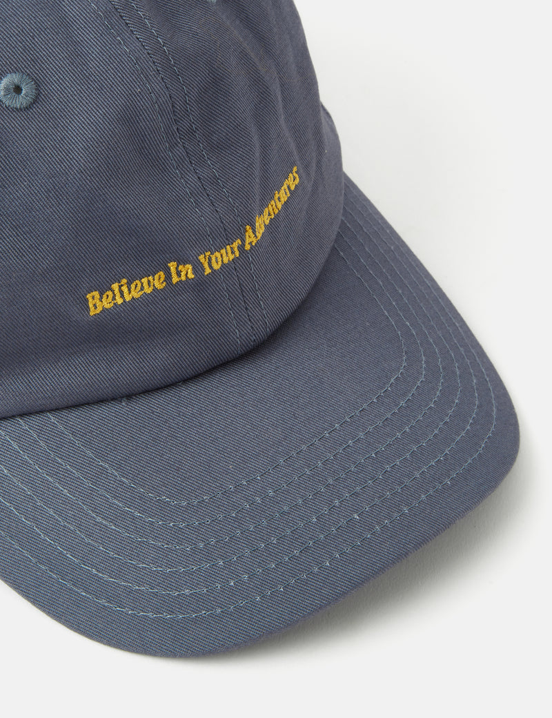 Nanga Cotton Twill Embroidery Cap - Sax Blue