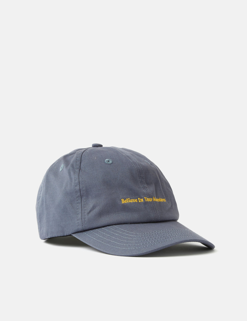 Nanga Cotton Twill Embroidery Cap - Sax Blue