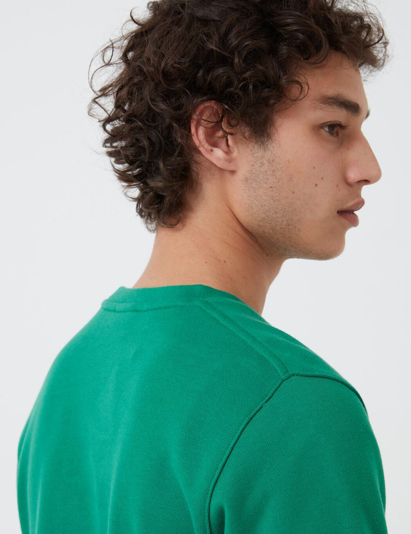 Norse Projects Vagn Classic Crew Sweatshirt (445gsm Cotton) - Sporting Green
