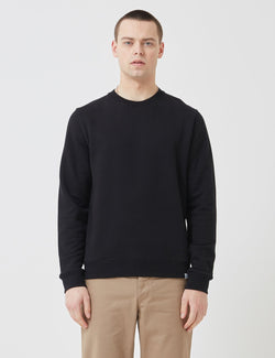 Norse Projects Vagn Classic Sweatshirt (445gsm Cotton) - Black