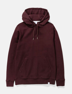 Norse Projects Vagn Classic HoodedSweatshirt-ナスブラウン