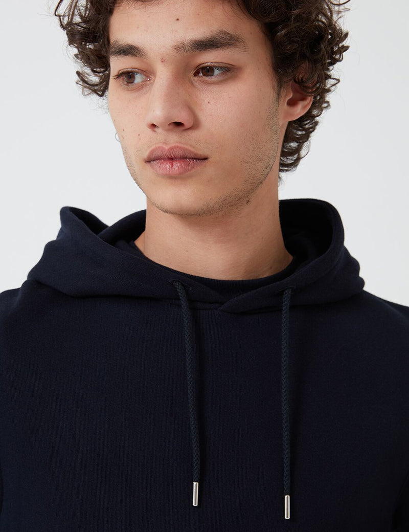 Norse Projects Vagn Classic Hoodie (445gsm Cotton) - Navy Blue