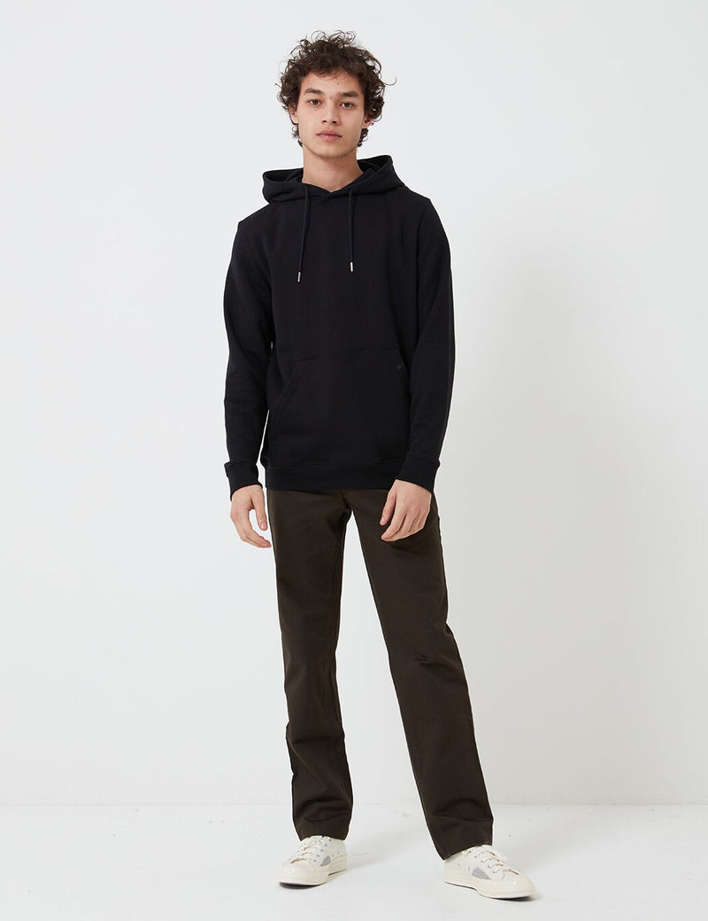 Norse Projects Vagn Classic Hoodie (445gsm Cotton) - Black