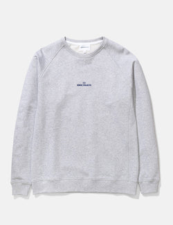 Norse Projects Ketel Norse Projects Wave Logo Sweatshirt - Light Grey Melange