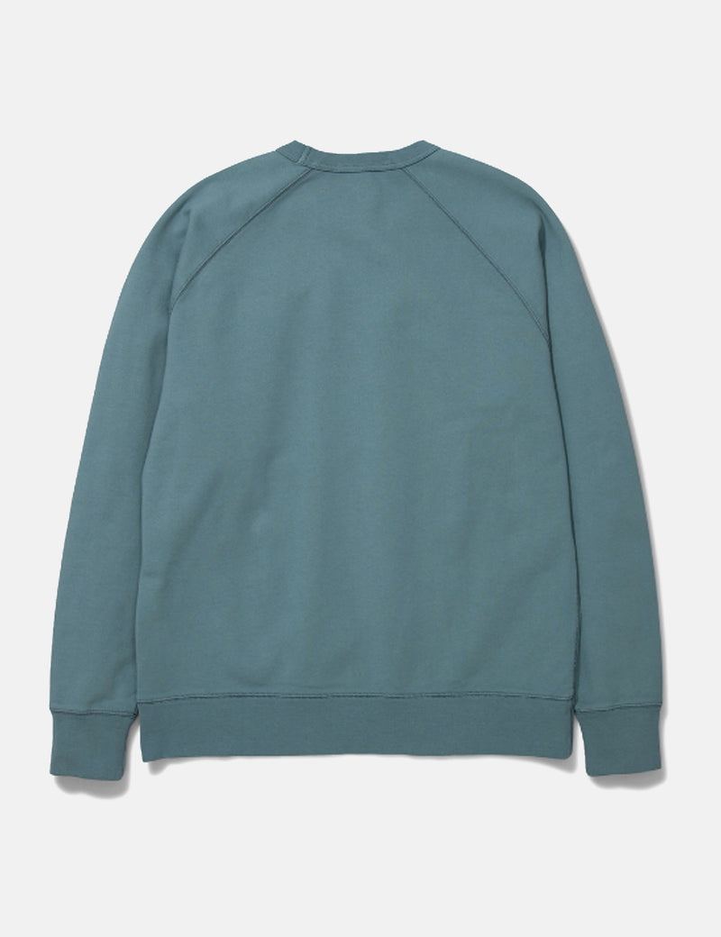 Norse Projects Kristian Sportswear GMD Sweatshirt - Mineral Blue