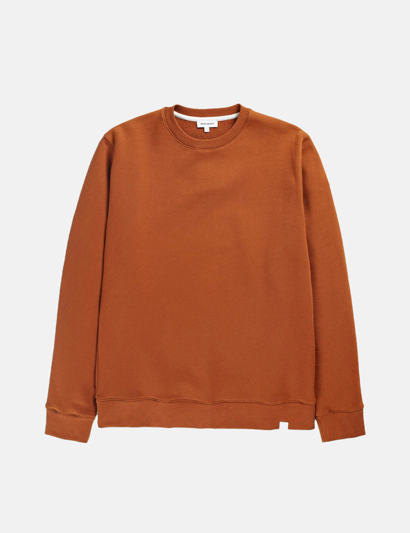 Norse Projects Vagn Classic Crew Sweatshirt - Rufous Orange