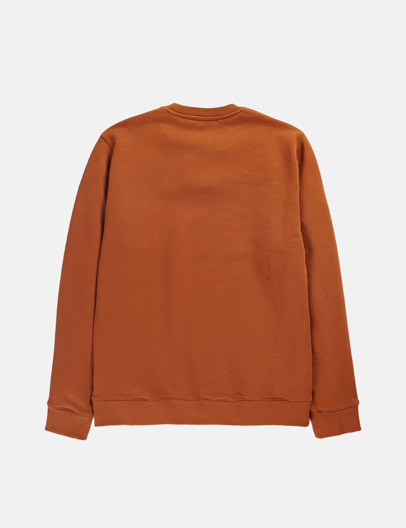 Norse Projects Vagn Classic Crew Sweatshirt - Rufous Orange