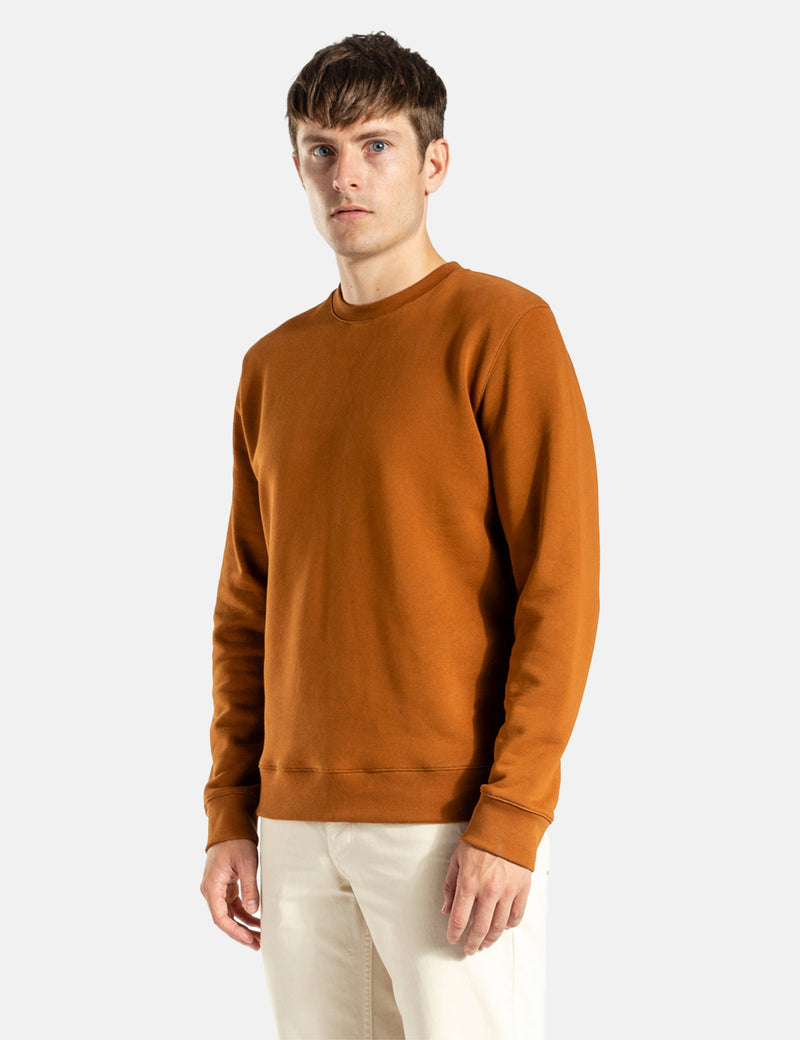 Norse Projects Vagn Classic Crew Sweatshirt - Rufous Orange