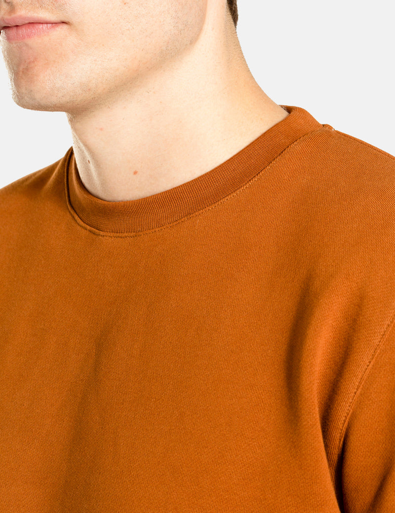 Norse Projects Vagn Classic Crew Sweatshirt - Rufous Orange