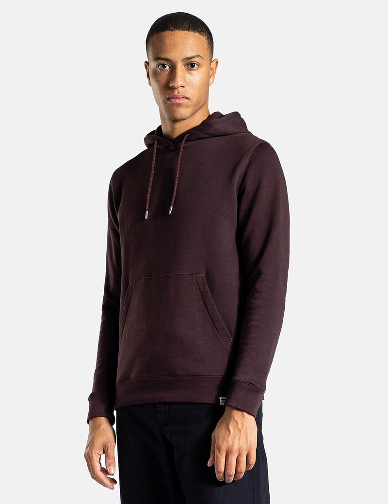 Norse Projects Vagn Classic Hooded Sweatshirt - Eggplant