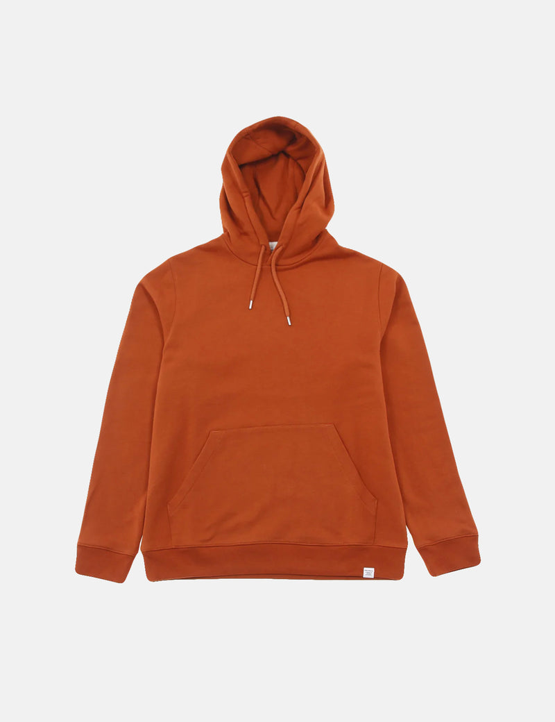 Norse Projects Vagn Classic Hooded Sweatshirt - Burnt Orange