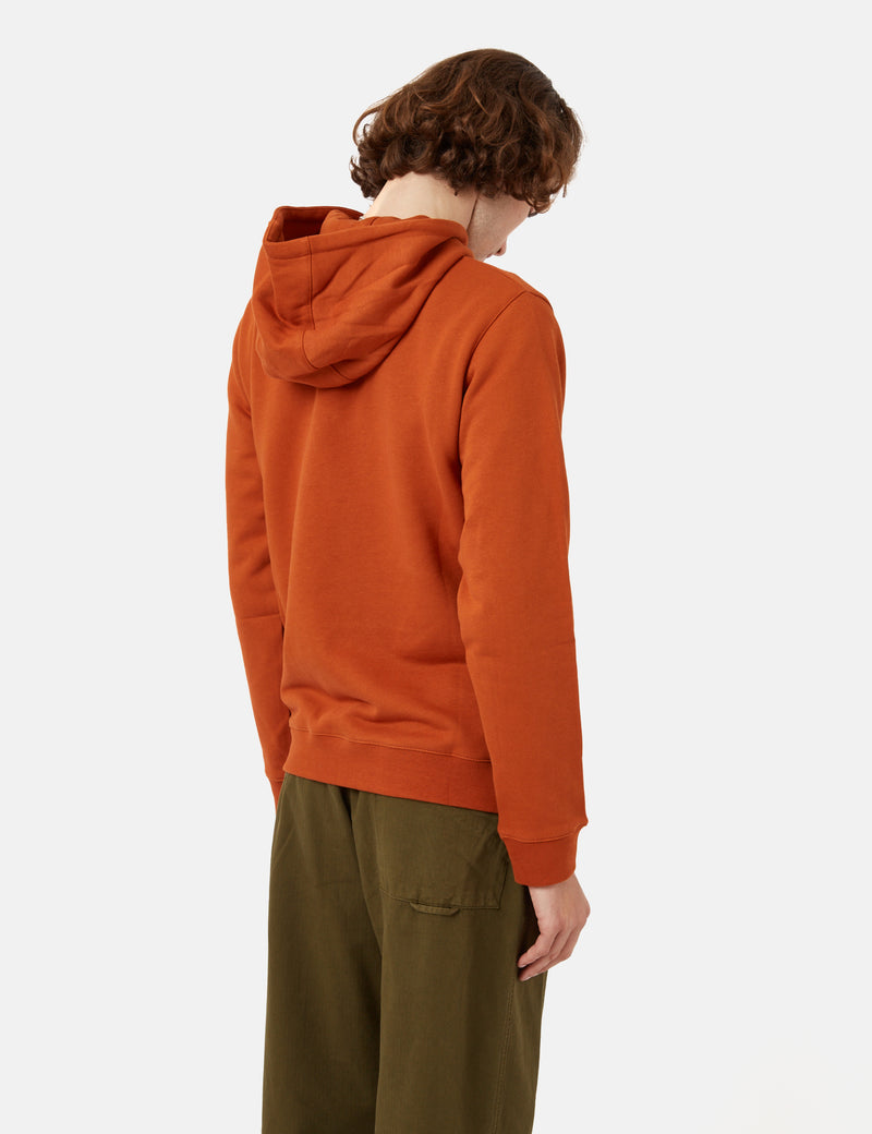 Norse Projects Vagn Classic Hooded Sweatshirt - Burnt Orange
