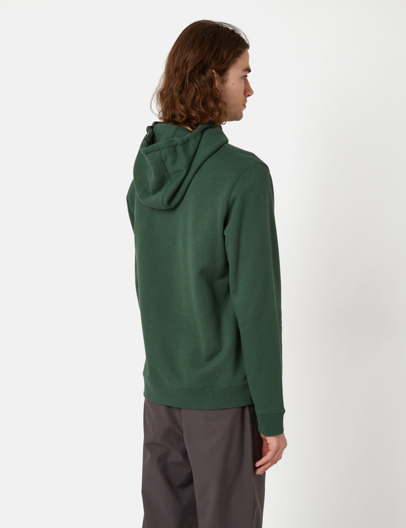 Norse Projects Vagn Hooded Sweatshirt - Dartmouth Green