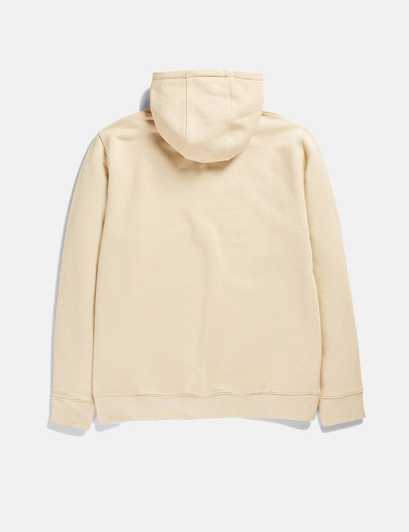 Norse Projects Vagn Classic Crew Hooded Sweatshirt - Oyster White