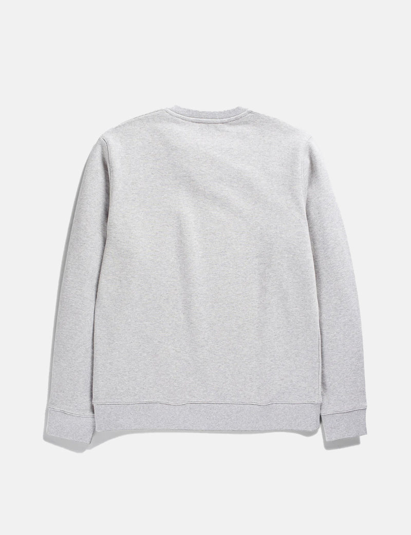 Norse Projects Vagn Logo Sweatshirt - Light Grey Melange