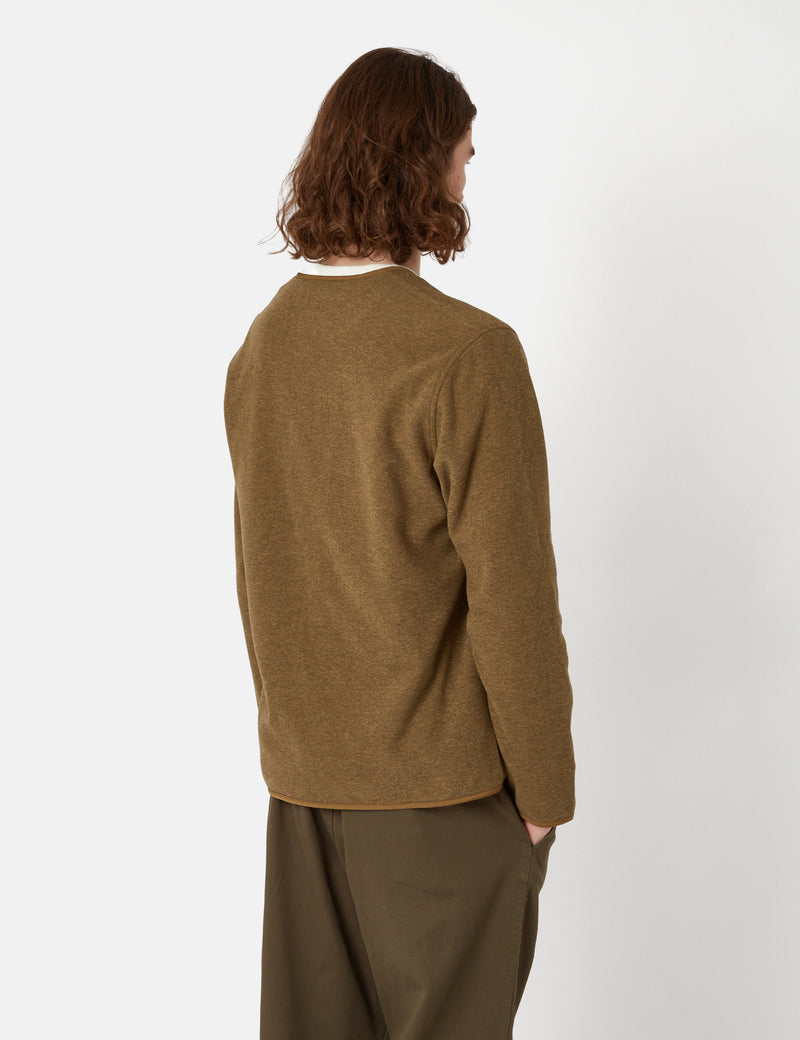 Norse Projects Otto Fleece Jacket - Duffle Brown