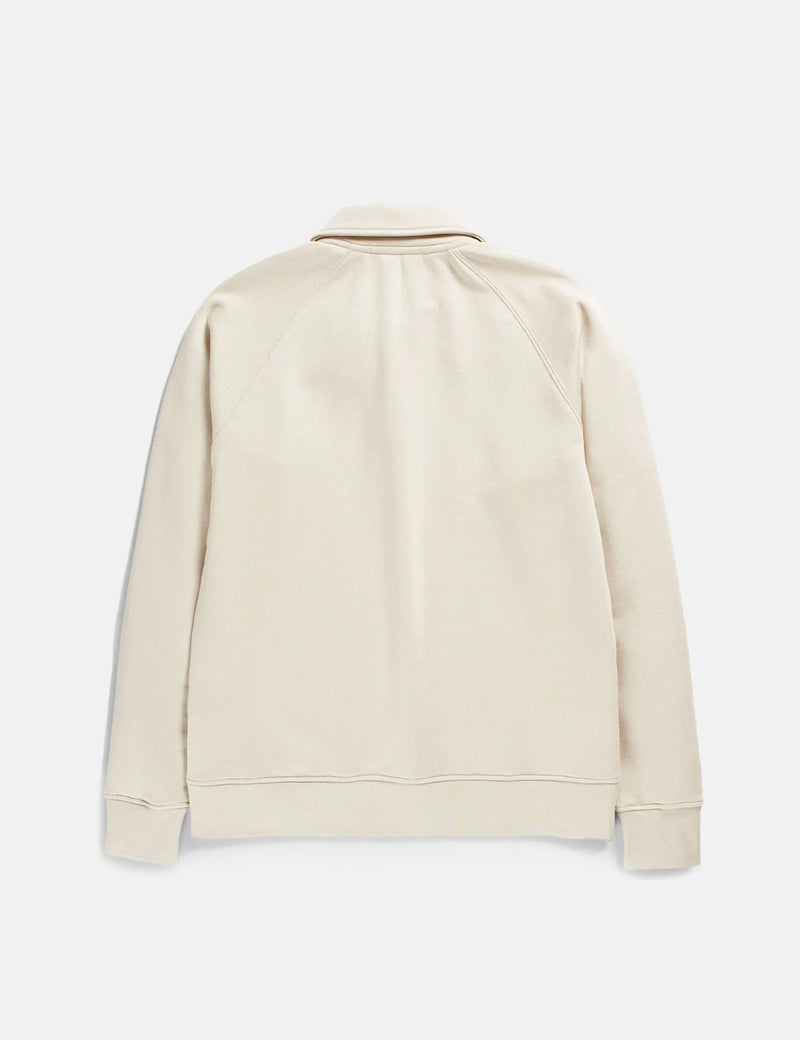 Norse Projects Kristian Half Zip Sweatshirt - Oatmeal