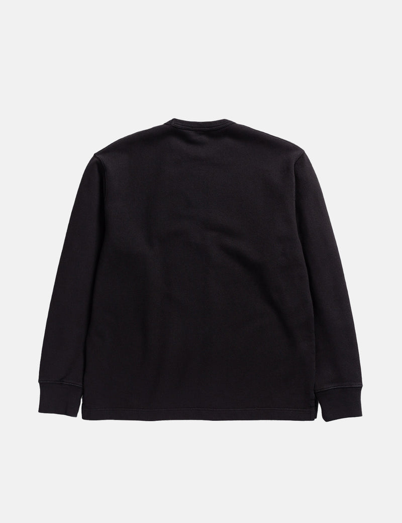 Sweat ras du cou Norse Projects Fraser Tab Series - Noir