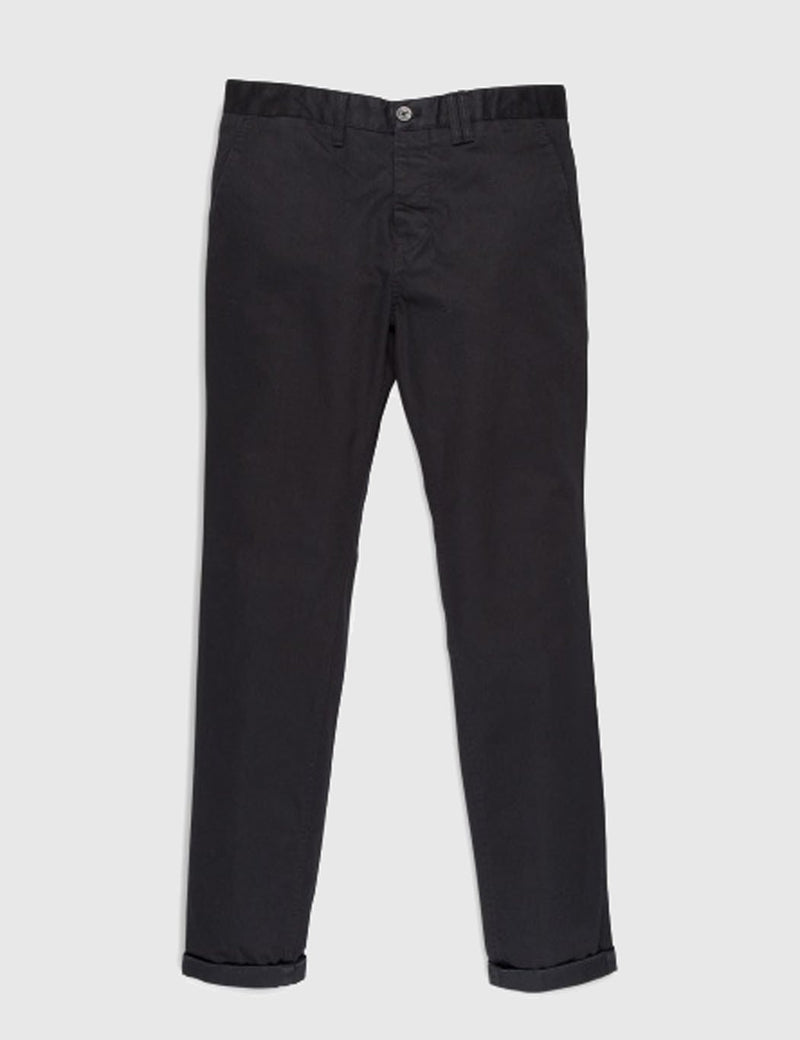 Norse Projects Aros Chino Trousers Heavy Cotton (Regular Fit) - Black