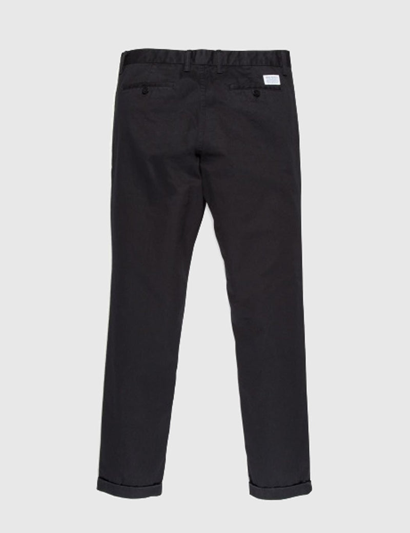 Norse Projects Aros Chino Trousers Heavy Cotton (Regular Fit) - Black