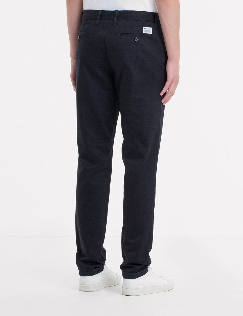 Norse Projects Aros Chino Trousers Heavy Cotton (Regular Fit) - Black