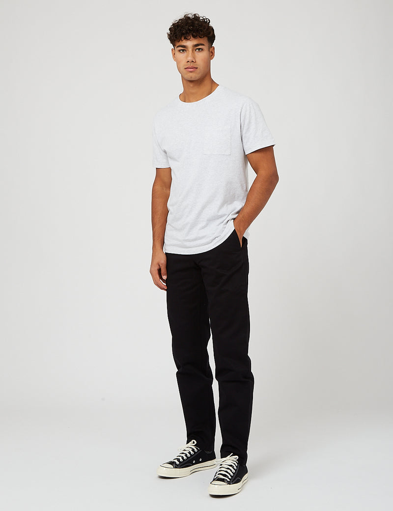 Norse Projects Aros Chino Trousers Heavy Cotton (Regular Fit) - Black