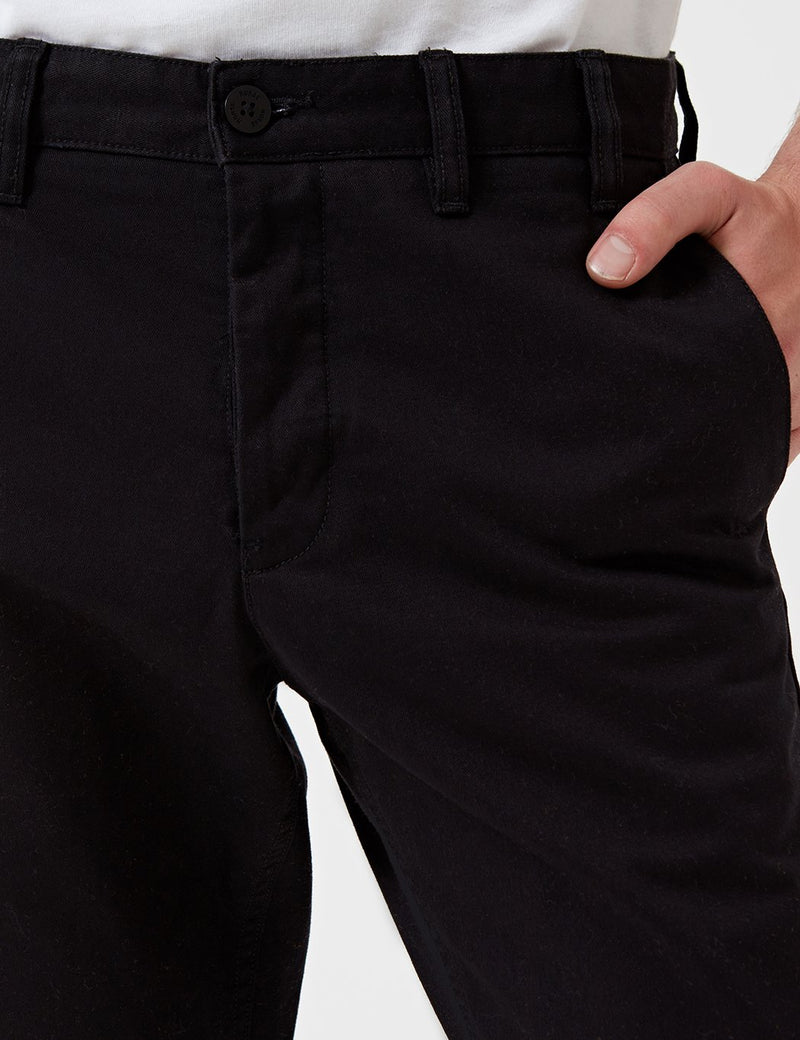 Norse Projects Aros Chino Trousers Heavy Cotton (Regular Fit) - Black