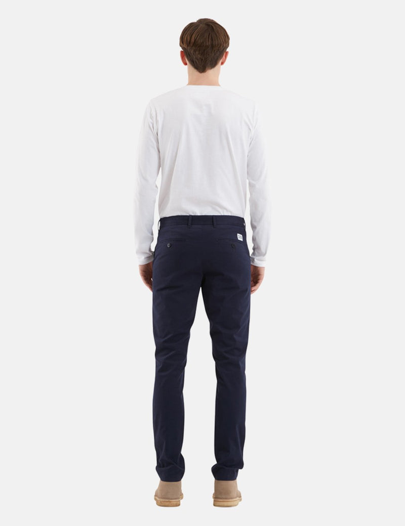 Norse Projects Aros Chino Trousers Light Stretch (Slim Fit) - Dark Navy Blue