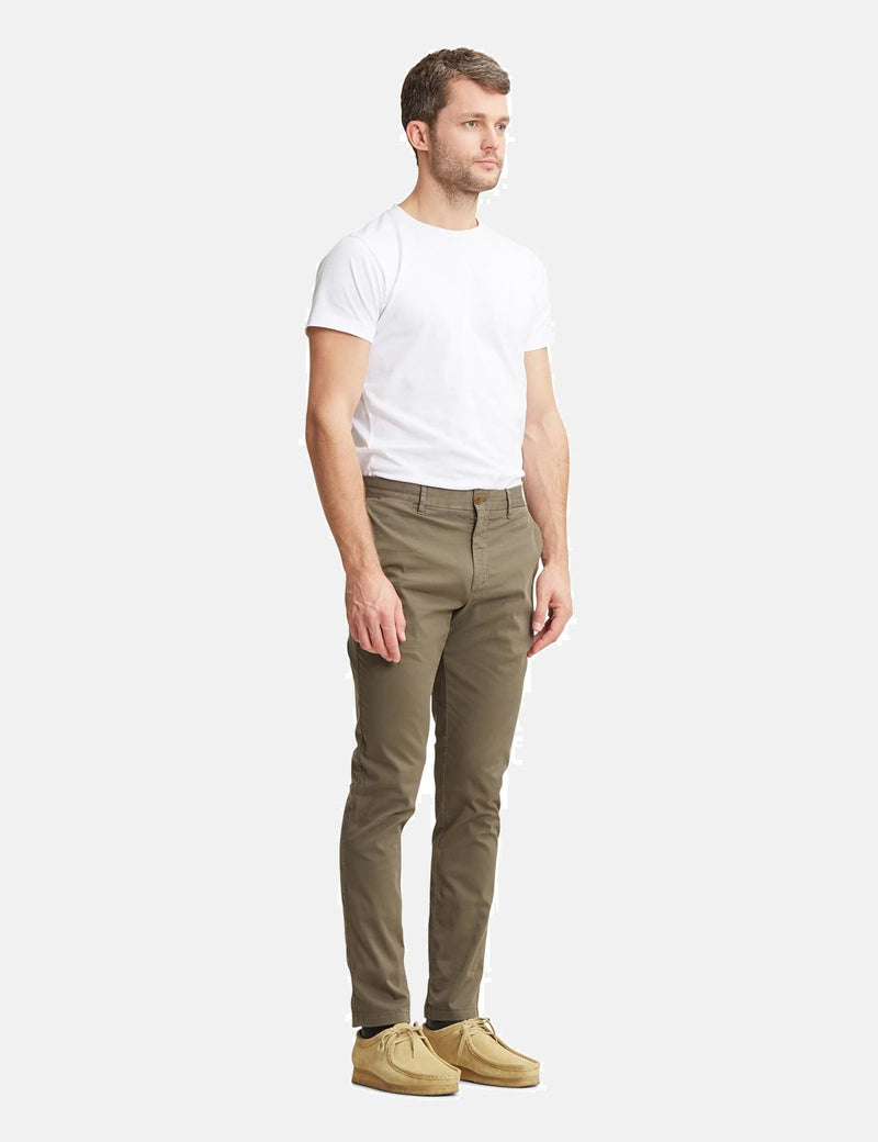 Norse Projects Aros Chino Trousers Light Stretch (Slim Fit) - Ivy Green