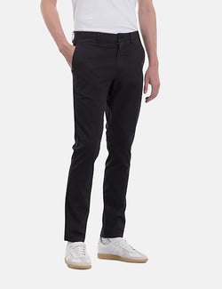 Norse Projects Aros Chino Trousers Light Stretch (Slim Fit) - Black