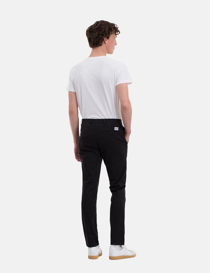 Norse Projects Aros Chino Trousers Light Stretch (Slim Fit) - Black