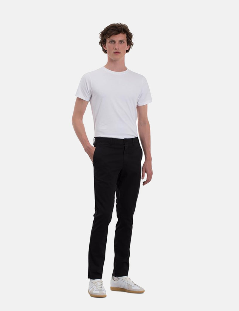 Norse Projects Aros Chino Trousers Light Stretch (Slim Fit) - Black