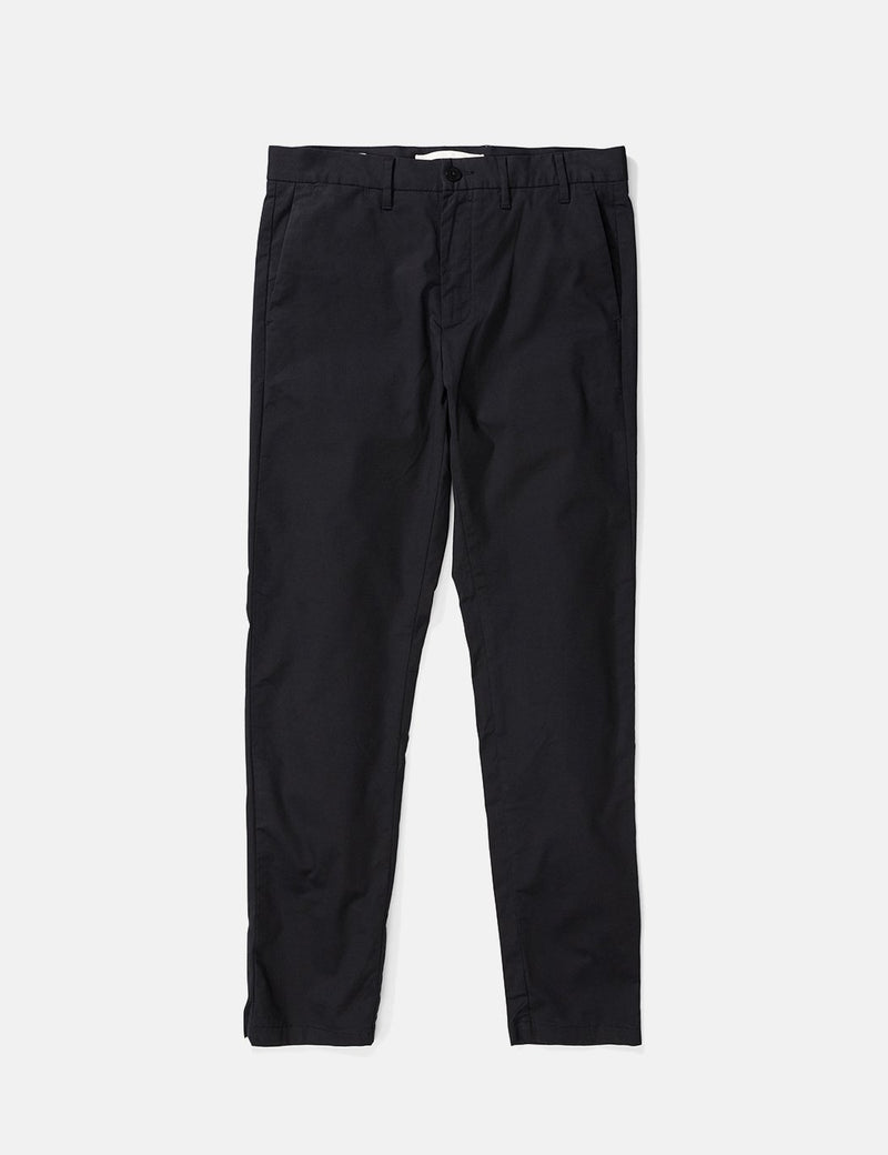 Norse Projects Aros Chino Trousers Light Stretch (Slim Fit) - Black