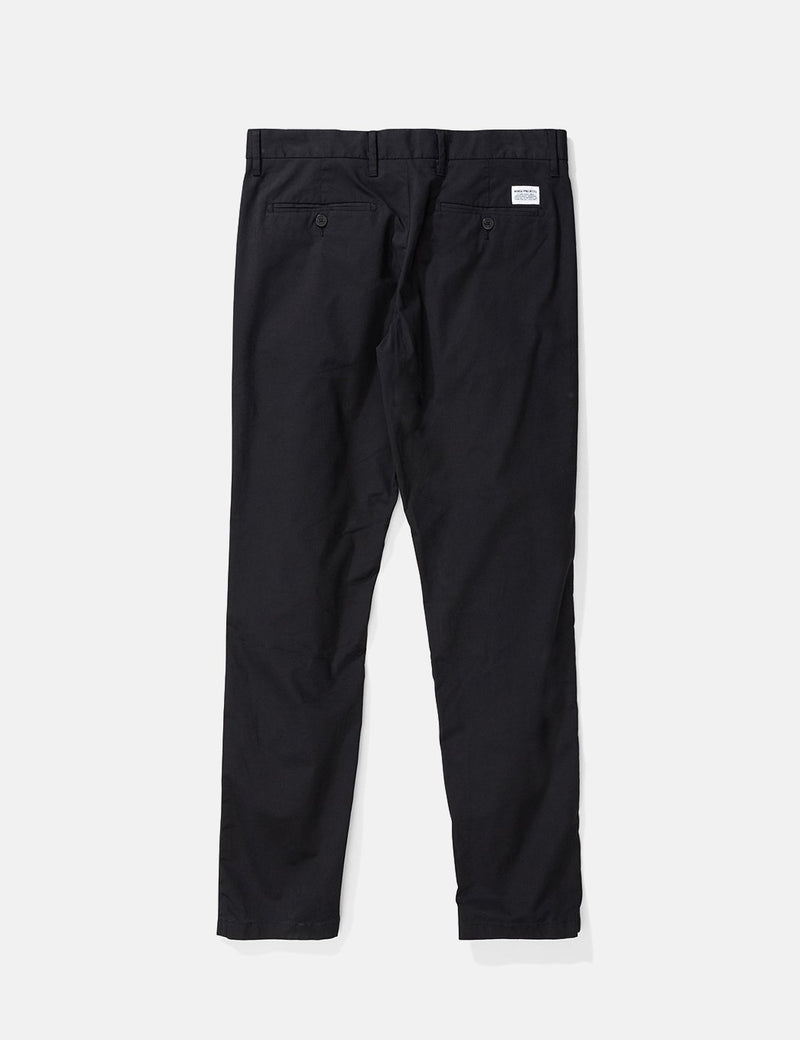 Norse Projects Aros Chino Trousers Light Stretch (Slim Fit) - Black