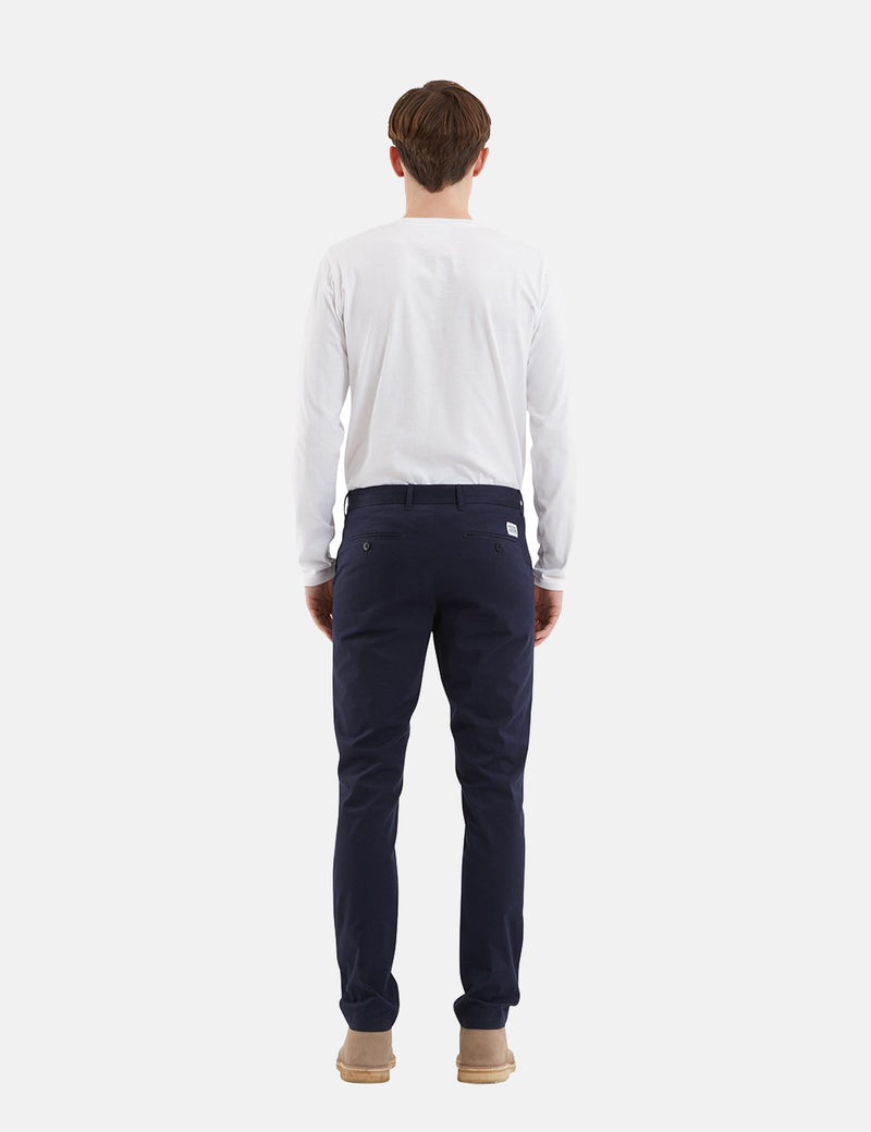 Norse Projects Arol Chino Trousers Light Twil (Slim Fit) - Dark Navy Blue