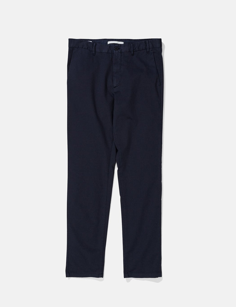 Norse Projects Arol Chino Trousers Light Twil (Slim Fit) - Dark Navy Blue