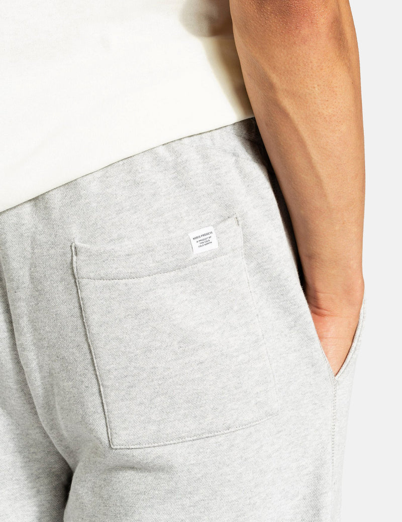Norse Projects Falun Classic Sweatpant - Light Grey Melange