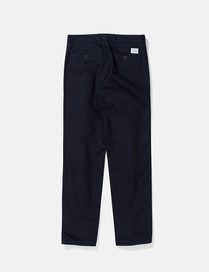 Norse Projects Aros Regular Pants (Light Stretch) - Dark Navy Blue