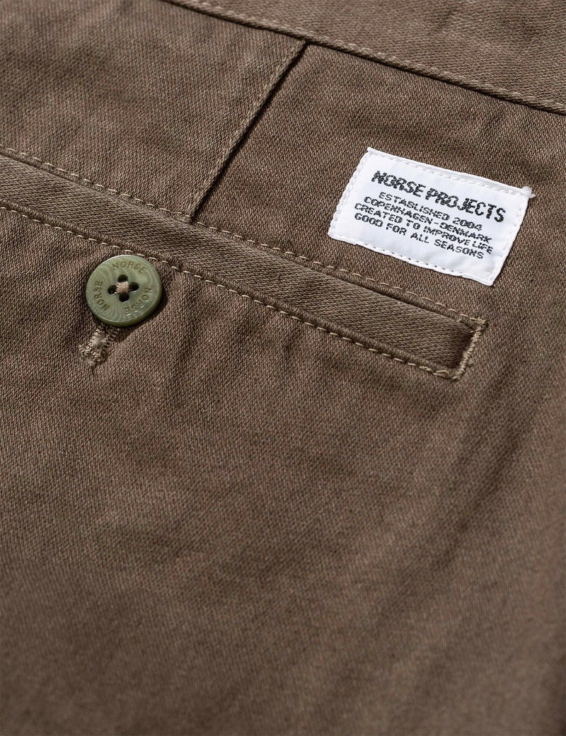 Norse Projects Aros Regular Pants (Light Stretch) - Ivy Green