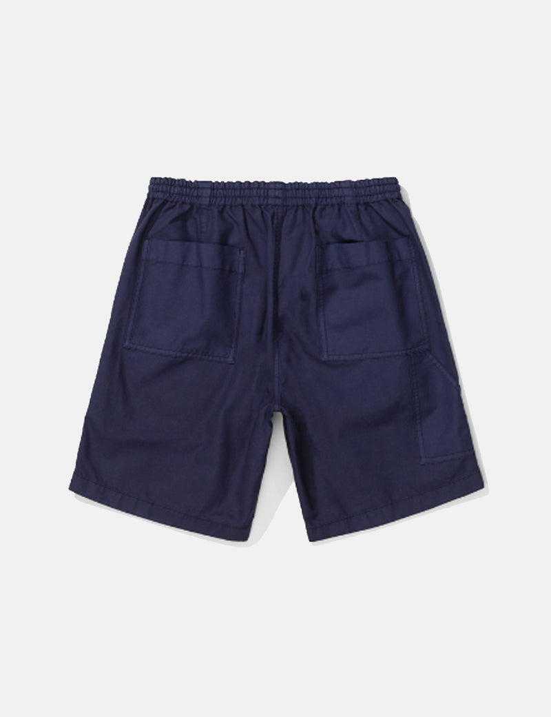 Norse Projects Evald Canvas Work Shorts - Navy Blue