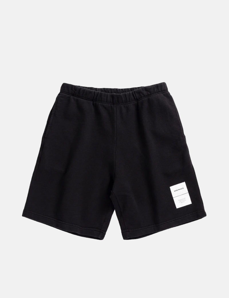 Norse Projects Vanya Tab Series Sweat Shorts - Black