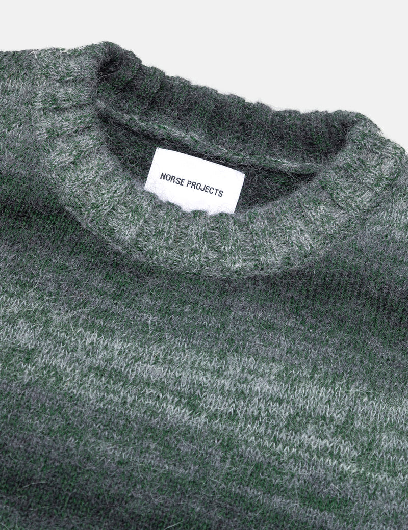 Norse Projects Sigfred Space Dye Sweatshirt - Medium Grey