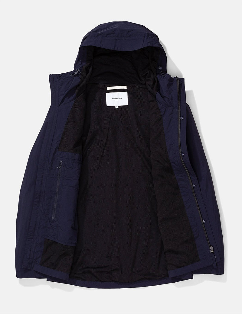 Norse Projects Ursand Packable Jacket - Dark Navy