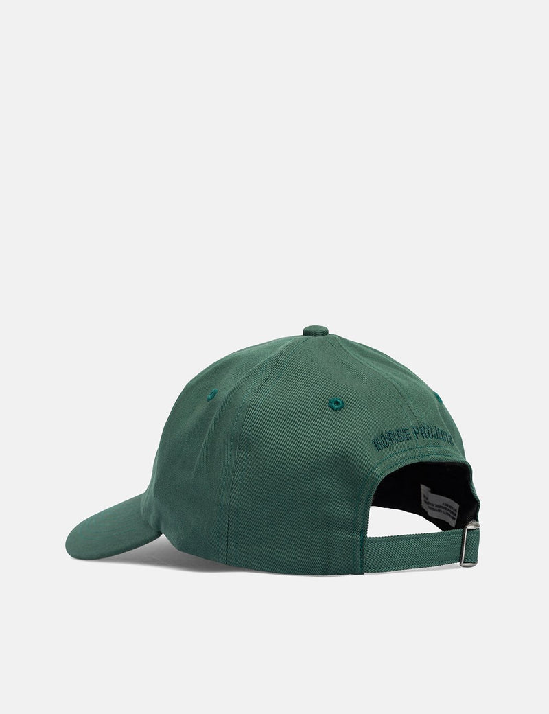 Norse Projects Twill Sports Cap - Dartmouth Green