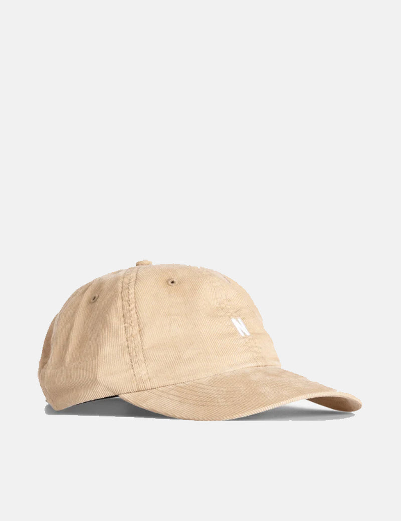 Norse Projects Baby Corduroy Sports Cap - Khaki Brown